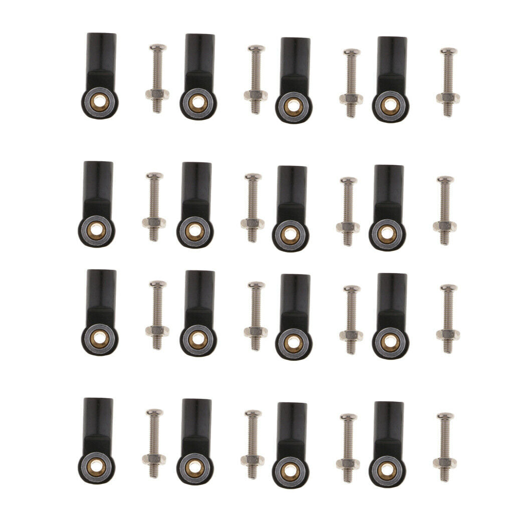 Set of 16 M3 Metal Link Rod End Ball Joint for 1/10 RC Car Parts