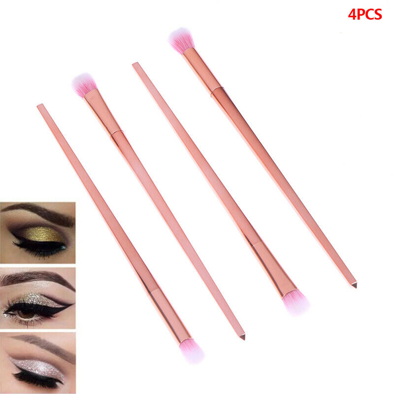 4Pcs Eyes Makeup Brushes Set Eyeshadow Eyebrow Eyeliner Brush Cosmetic ToolsBDA