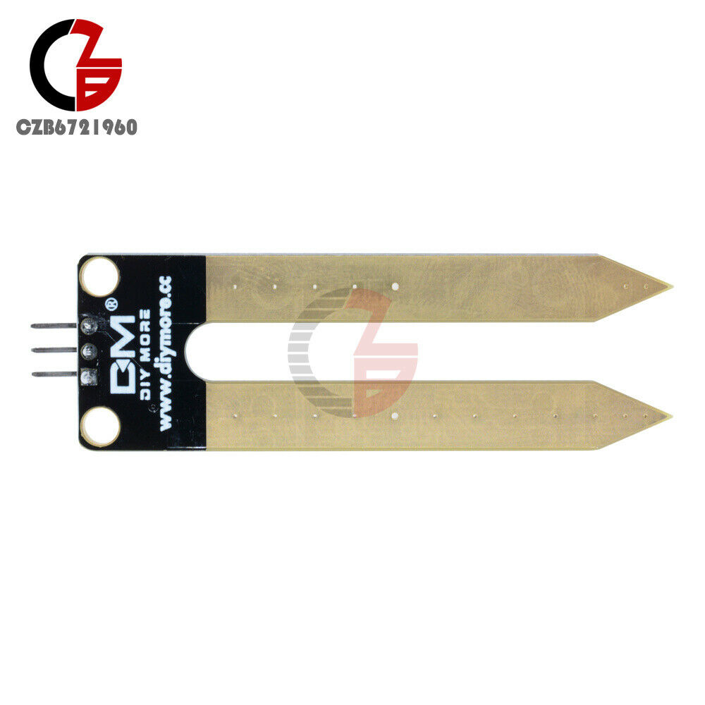 5PCS 3-Pin Soil Moisture Sensor Module Measuring Humidity Resistance Arduino