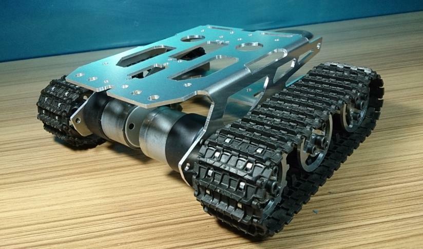 Educational Competition Metal Robot Tank Crawler Chassis For DIY Hobbyist