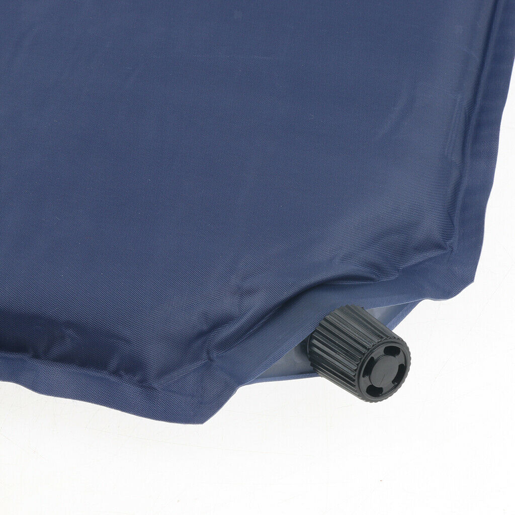 2Pcs Outdoors Self-Inflating Stadium Seat Cushion, Inflatable Polyester Pongee