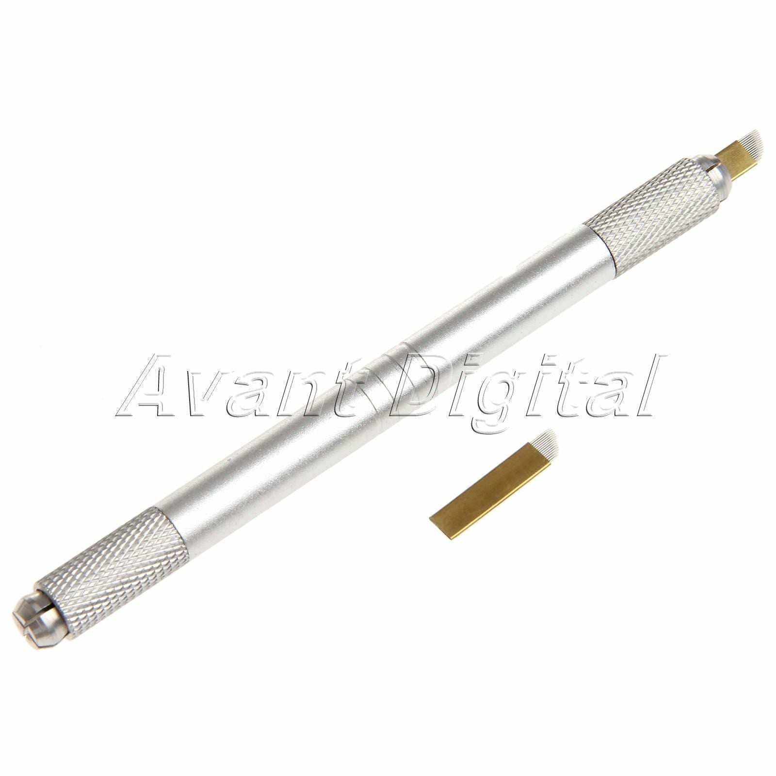 Permanent Eyebrow  Eyeline  Makeup Tattoo Manual Pen Tool Kits + 5pcs Needle