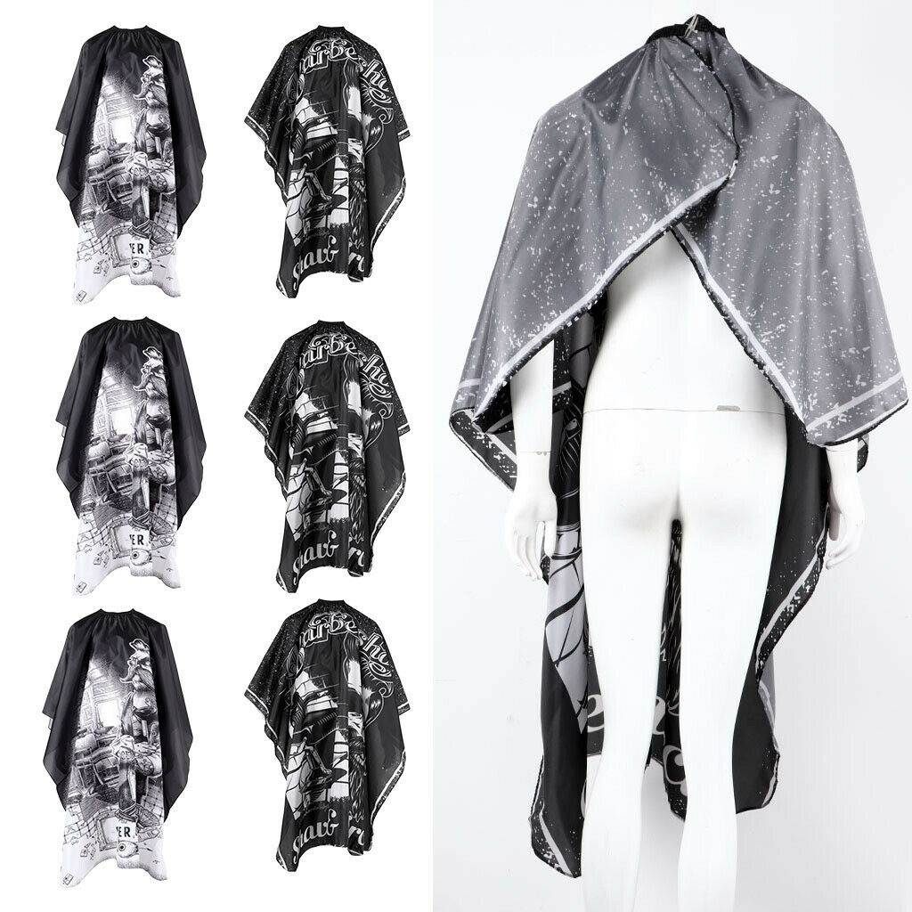 6pcs Hair Cutting Capes Gown Hairdressing Hair Salon Apron Barber Shop Capes