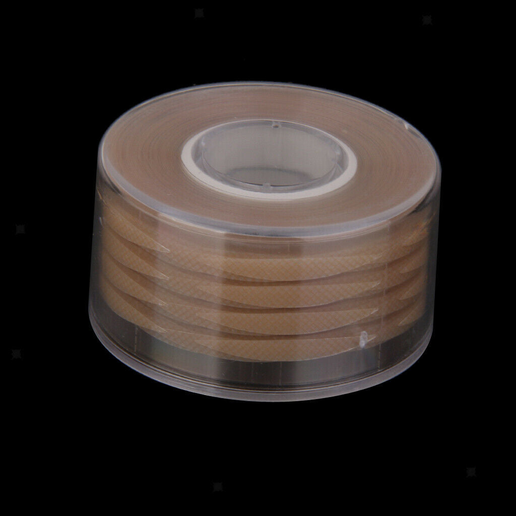 Waterproof Fiber Double Eyelid Strips Lace Instant Eye Lift Tapes Brown
