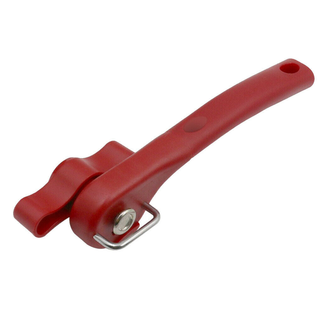 Manual Safe Cut Smooth Edge Can Opener Plastic Side Cut Red