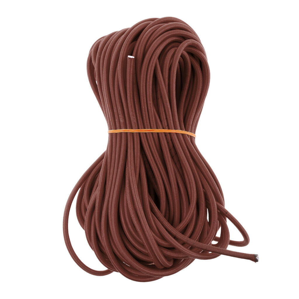 5mm 10m Elastic Bungee Rope Shock Cord Tie Down Band for Boat Trailer Covers