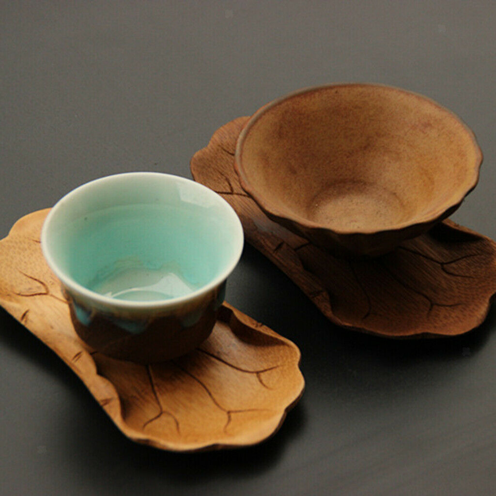 Bamboo Tea Coaster Tea Towel Tray Tea Spoon Tea Ceremony Utensil  Wood