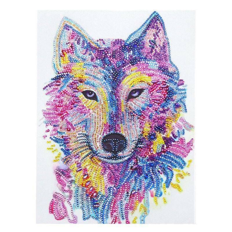 Wolf DIY 5D Special Diamond Painting Embroidery Crystal Cross Stitch Decor