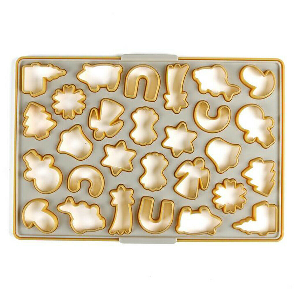 Christmas DIY Plastic Cookies Mold Xmas Cake Decor Chocolate Biscuit Mould