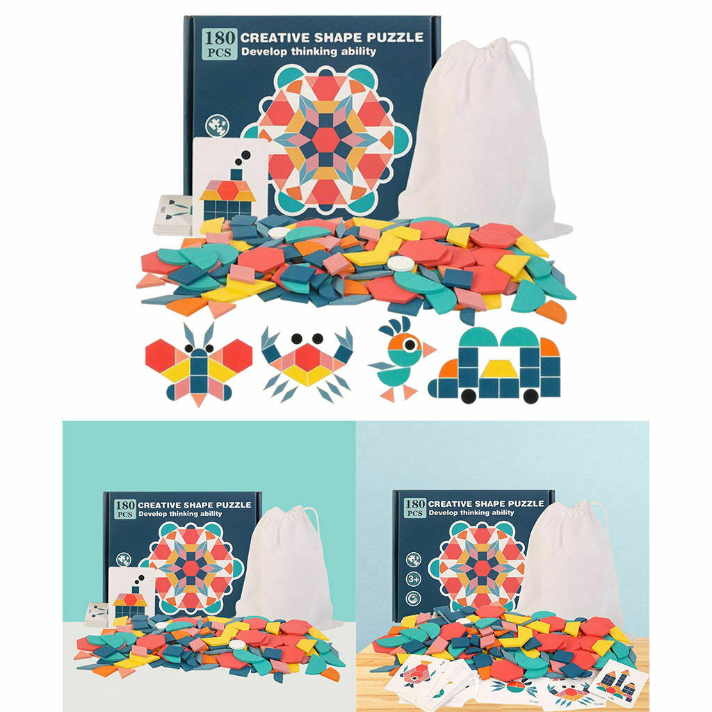 Wooden Jigsaw Puzzles Kindergarten Playing Games Brain Teaser Montessori Toys
