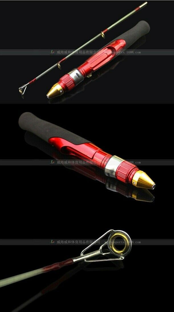 1pcs Fiberglass Detachable Shrimp Fishing Rod High Quality Spinning Ice Pole 58g