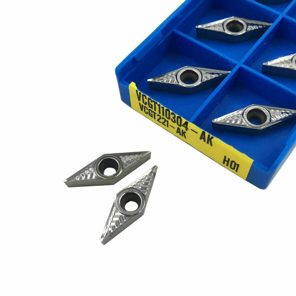 VCGT110304-AK VCGT221-AK Indexable carbide Aluminum Turning inserts For SVJCR