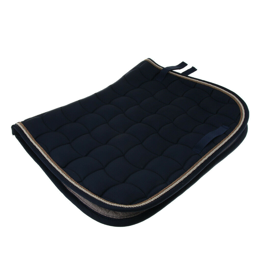 Cotton   Quilted   Horse   Saddle   Cloth   Equestrian   Saddle   Pads   with
