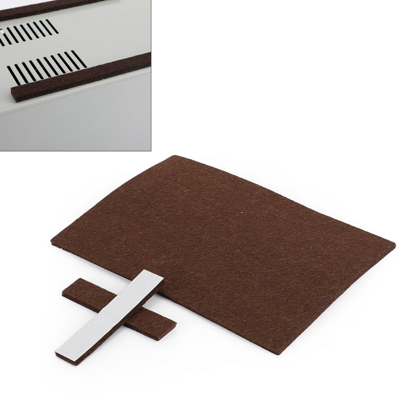 235 Piece Self-Stick Furniture Felt Pads for Hard Surfaces Brown BS5