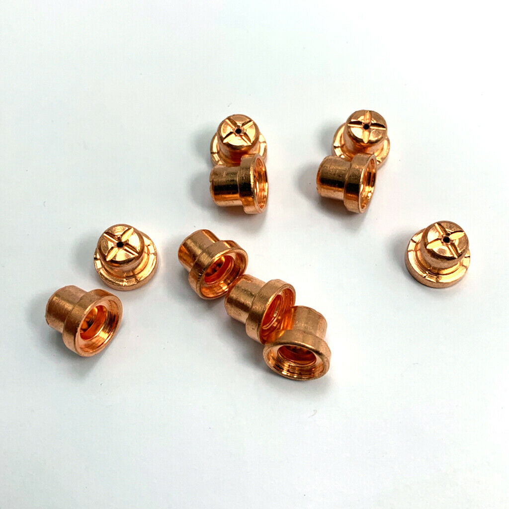 10 lot Air Plasma Cutting Torch Cutter Parts JG 50 Torch Kit JG-50 Nozzle,