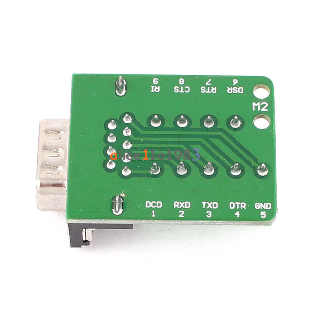 2pcs DB9 male adapter signals Terminal module RS232 Serial to Terminal DB9