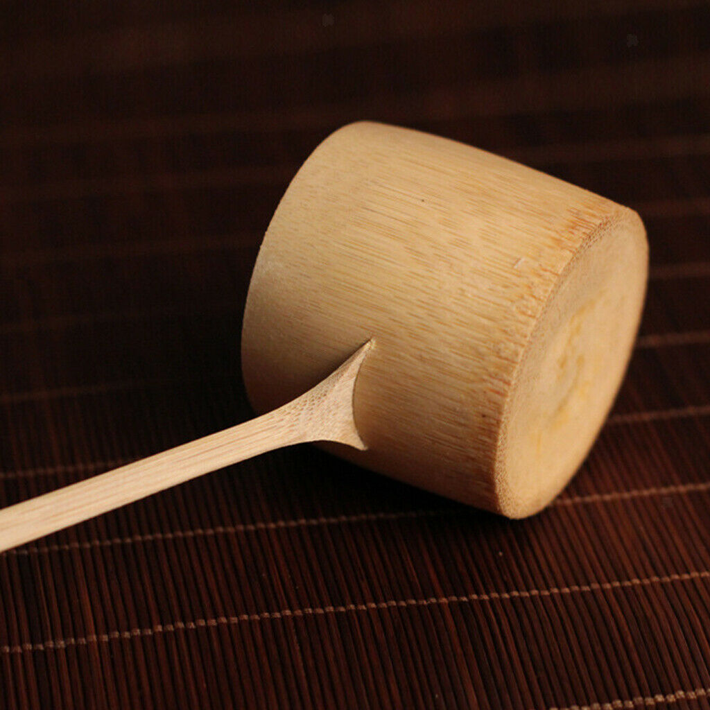 Japanese Tea Ladle Bamboo Water Ladle Water Dipper Soup Wine Scoop Spoon L+S