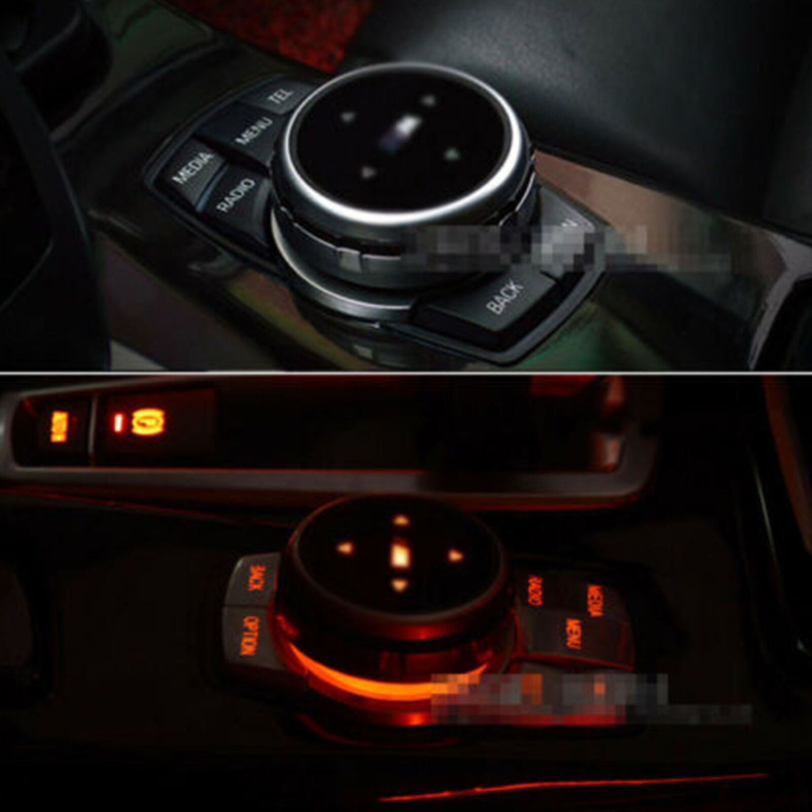 Replacement Bigger X STY Multimedia Knob Cover IDRIVE Button For BMW F10/F20/F30