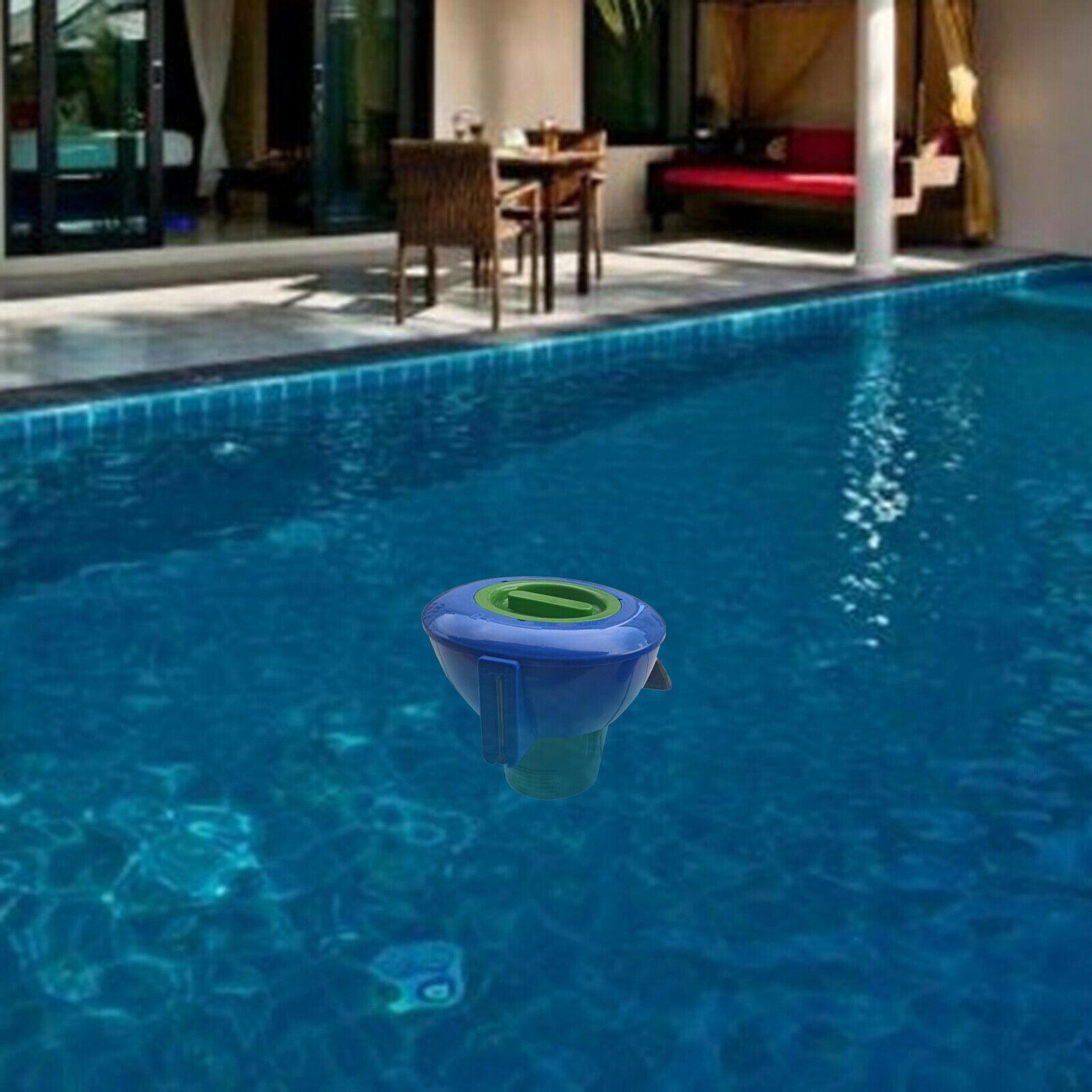 Pro Swimming Pool Disinfection 8" Floating Chlorine Chemical Dispenser