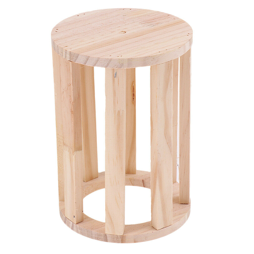 Small Pet Wooden Rack Feeder Hay Grass Nest Holder for Rabbit Guinea Pig