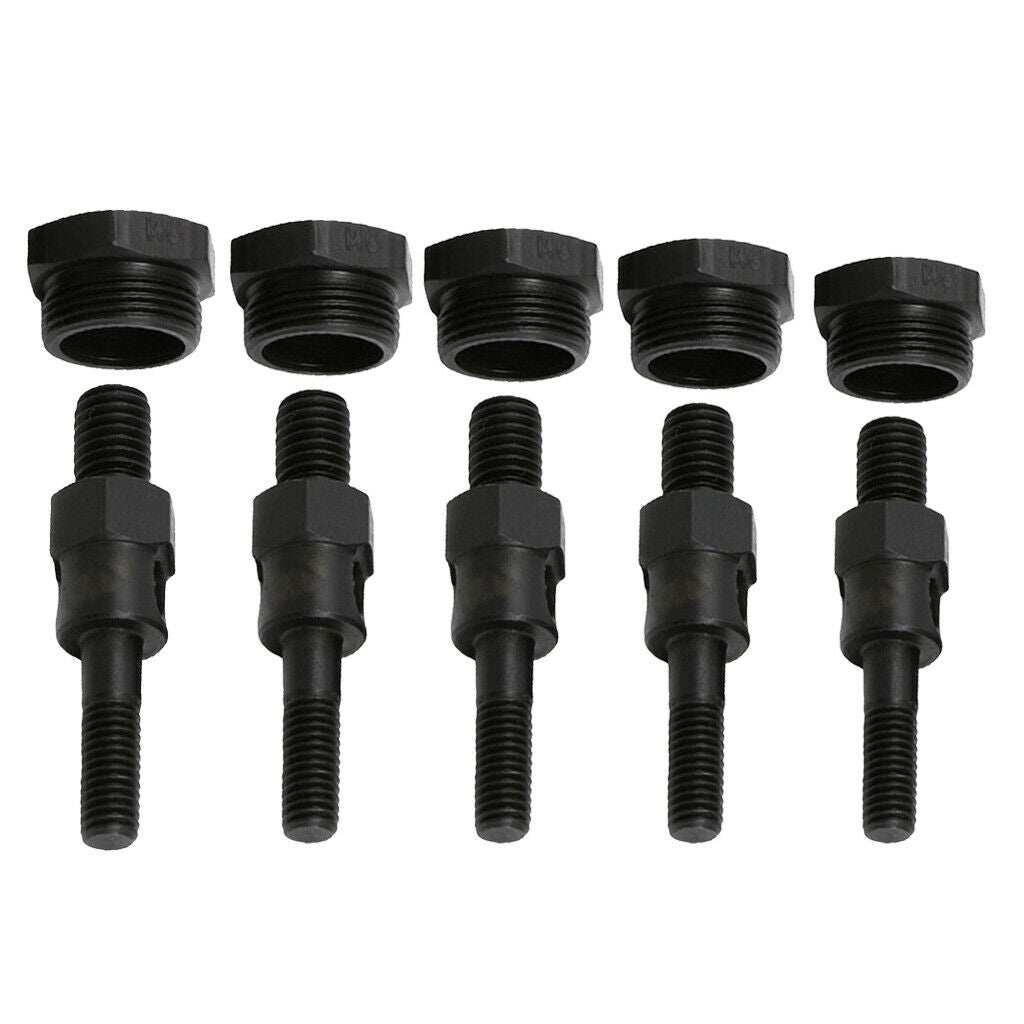 5x Hand Riveter Gun Nutsert Tool Kit SAE with Nose pieces Rivet Nut Mandrels