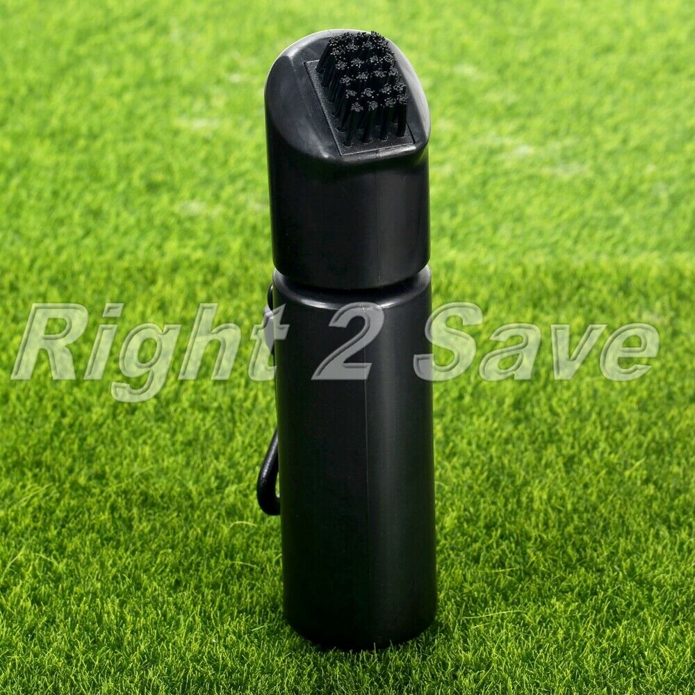 Plastic Golf Club Ball Cleaning Brush Washer Cleaner Clip 150ml Water Bottle Kit
