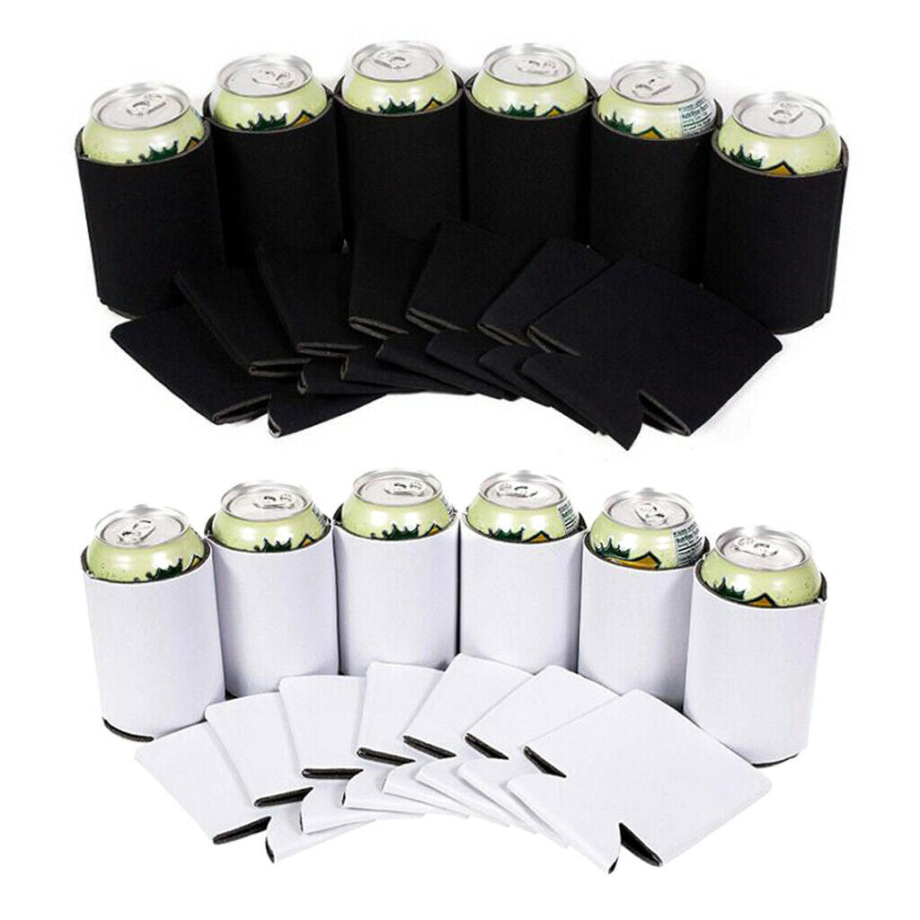 30Pcs Beer Can Coolers Sleeves Drink Caddies for Parties Beer Water Bottles