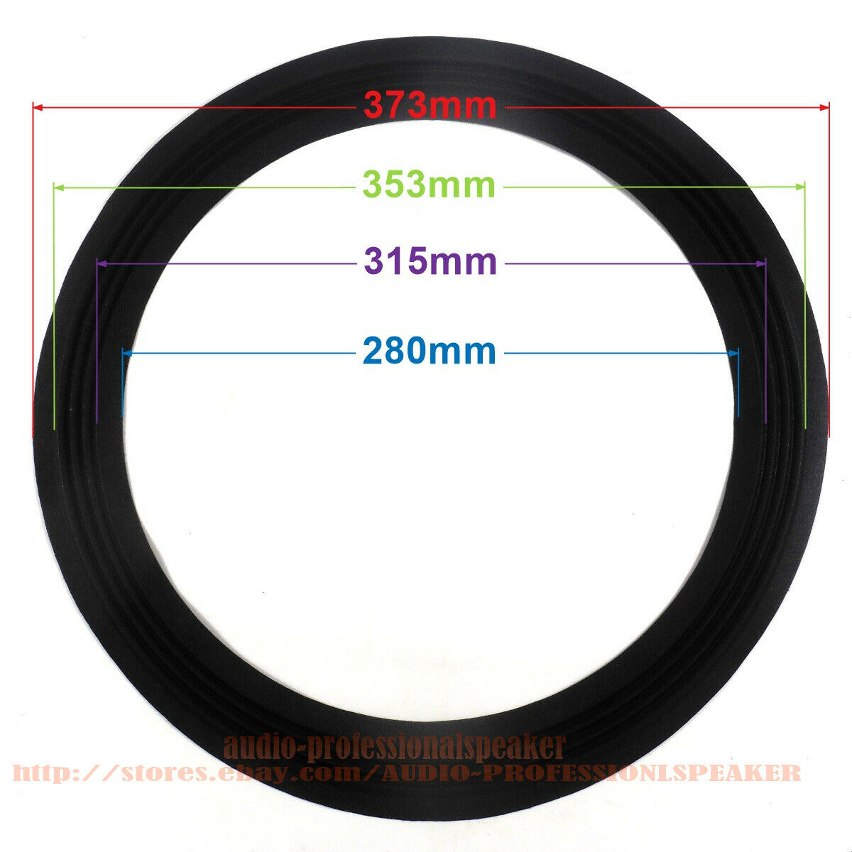15" 15inch 3 line cloth ( fabric) repair For JBL Woofer Bass Speaker surrounds