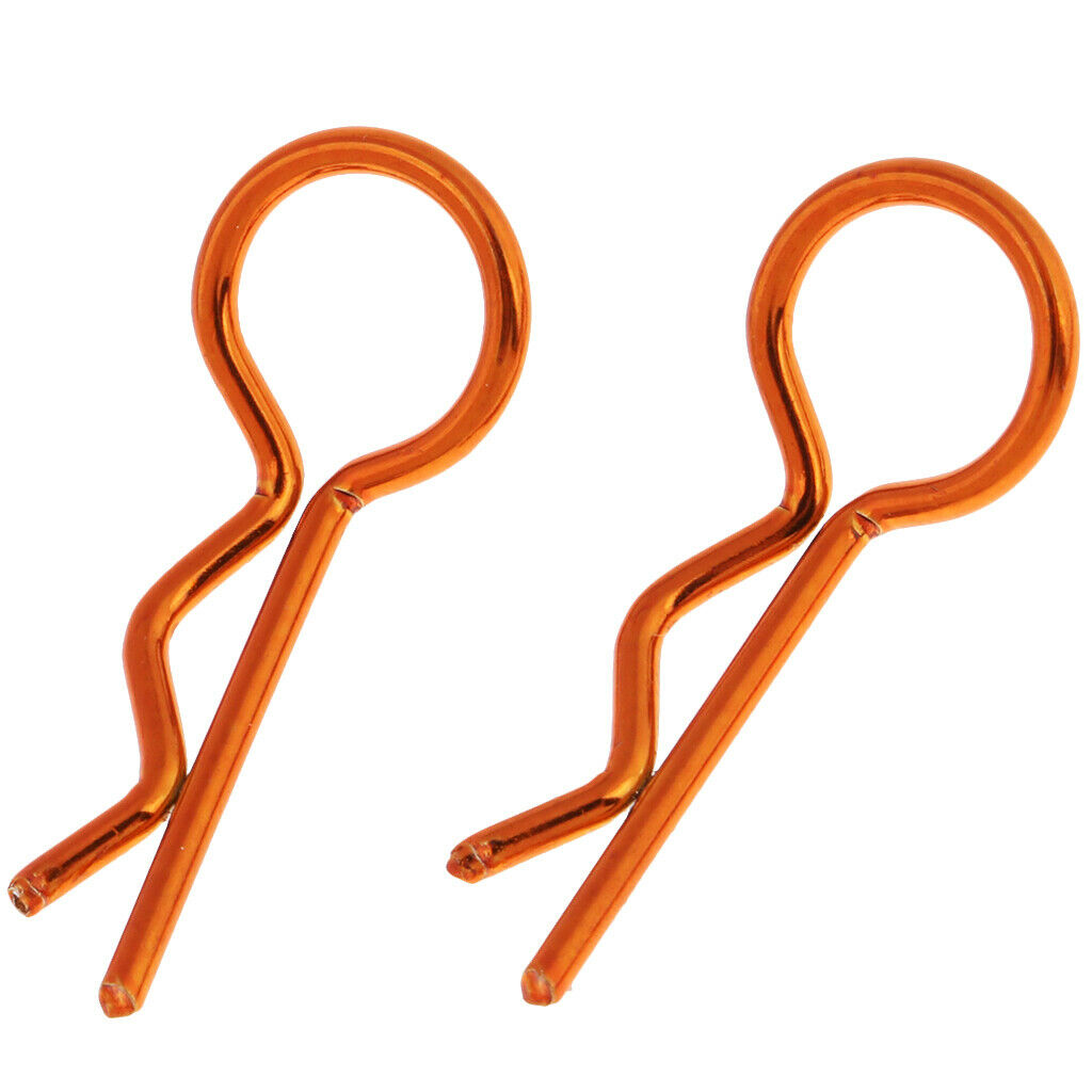 20Pcs 1/8 1/10 1/12 1/16 Scale RC Car 23mm Long Body Cover Clips R Pins