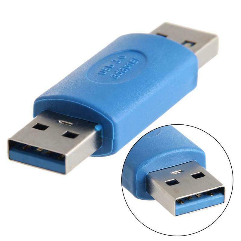 New USB 3.0 A Male To A Male M-M Coupler Adapter Connector