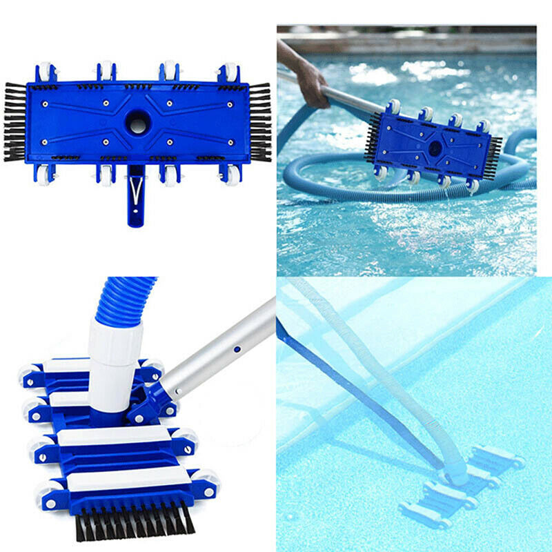 2PCs Vacuum Head Swimming Pool Handle Replaceable Handle With V-Clamp Cle.l8