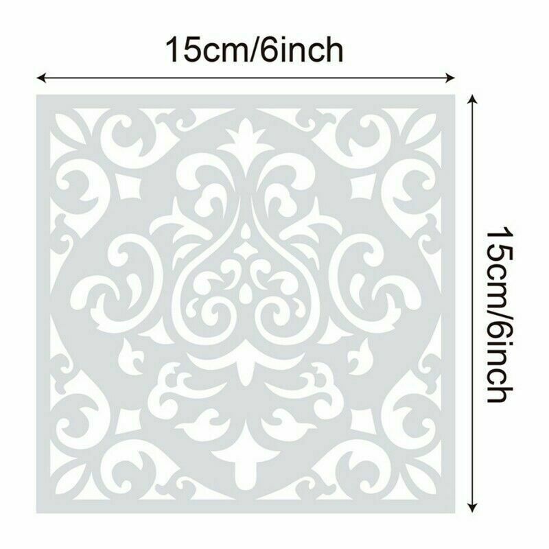 16 Pieces Wall Painting Template Embossing Reusable Mandala Template Sets
