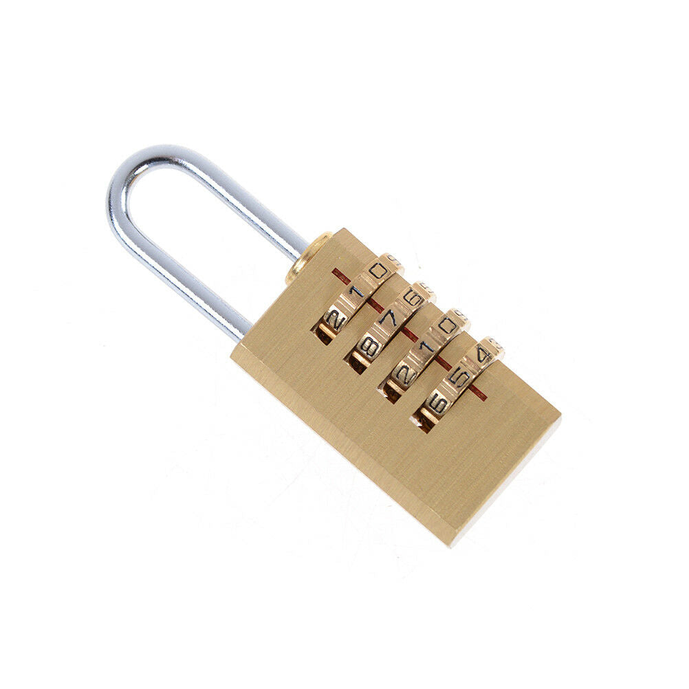 4 Digit Combination Lock Password Padlock Protable Travel bag Password Pad.l8