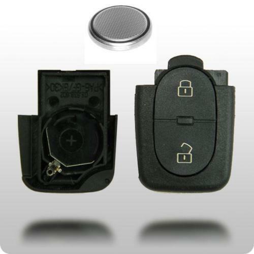 2 BUTTON REMOTE KEY FOB CASE REPAIR KIT FOR AUDI A4 A6 A8