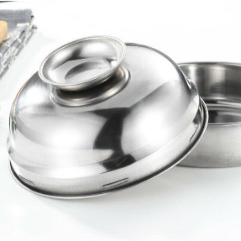 304 Stainless Steel Lunch Box 2 Layers Leak-Proof Food Container Dinnerware Uk