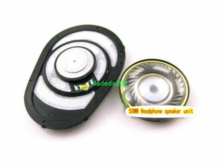 2pcs 50mm Neodymium Headphone speaker headset earphones DIY upgrade HIFI