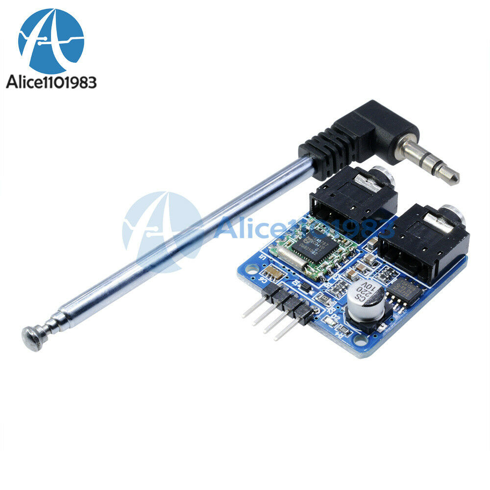 TEA5767 FM Stereo Radio Module for Arduino 76-108MHZ With Free Cable Antenna