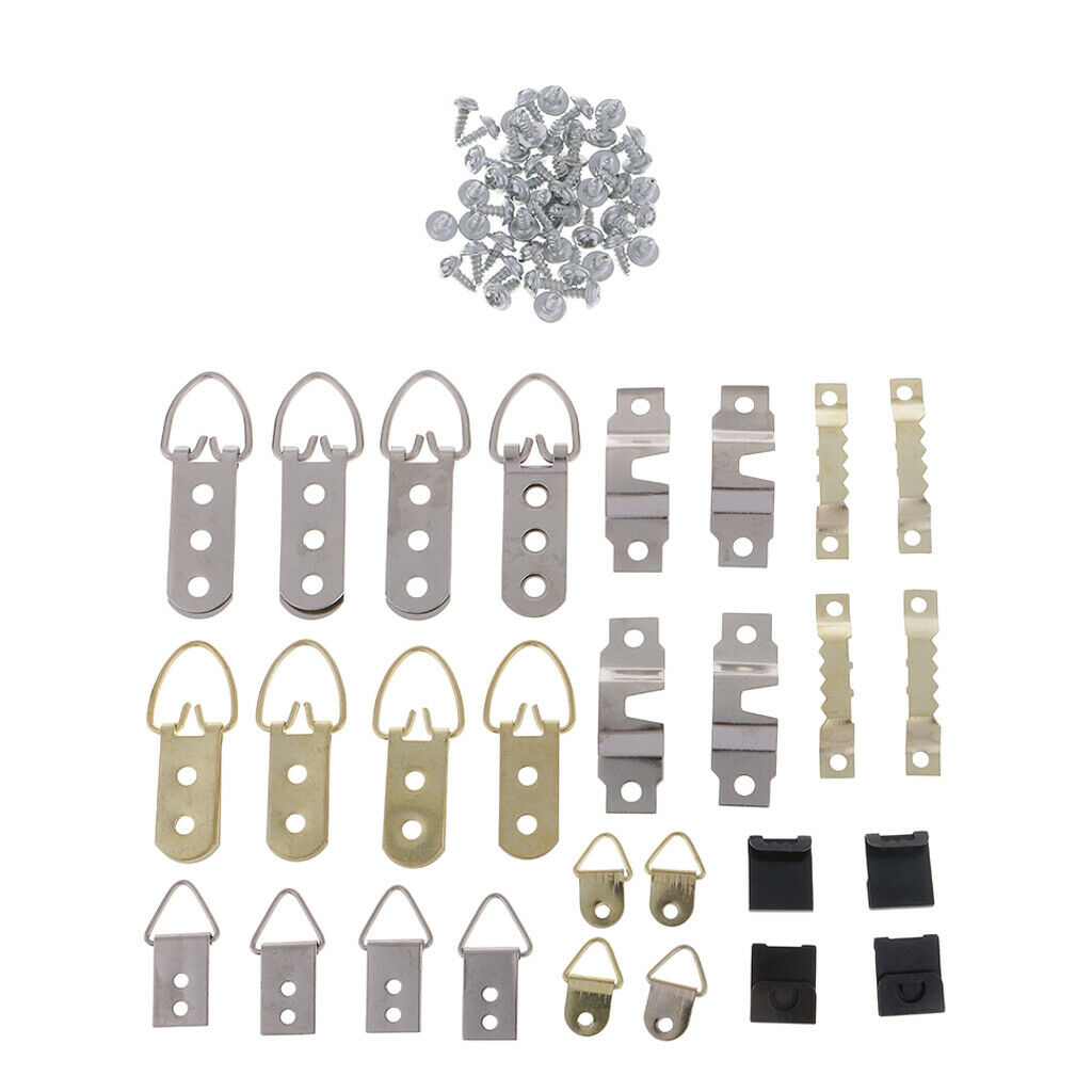 76x   Assorted   Photo   Frame   Hanging   Kit   Hanging   Solutions   Home