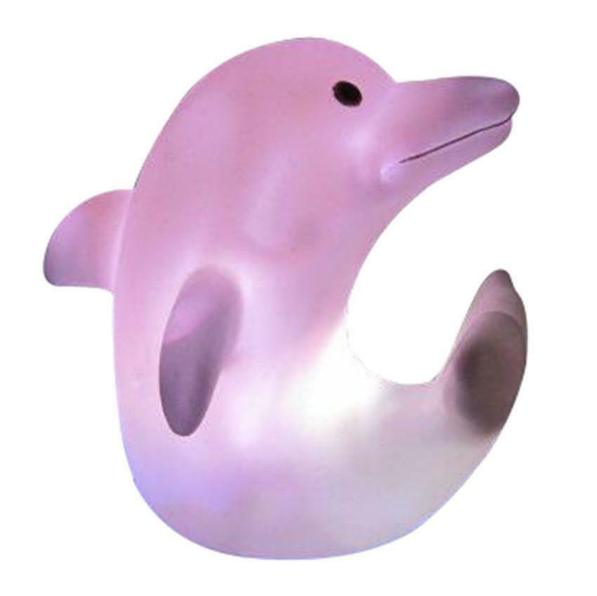 Lovely Dolphin LED Night Light 7 Changing Color Baby Bedroom Bedside Lamp