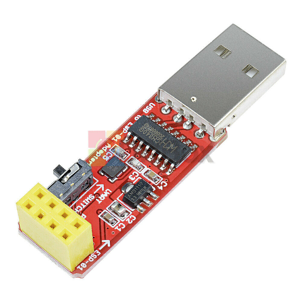 Wireless USB to ESP8266 ESP-01S Serial Wifi Adapter Module TTL W/ CH340G Driver