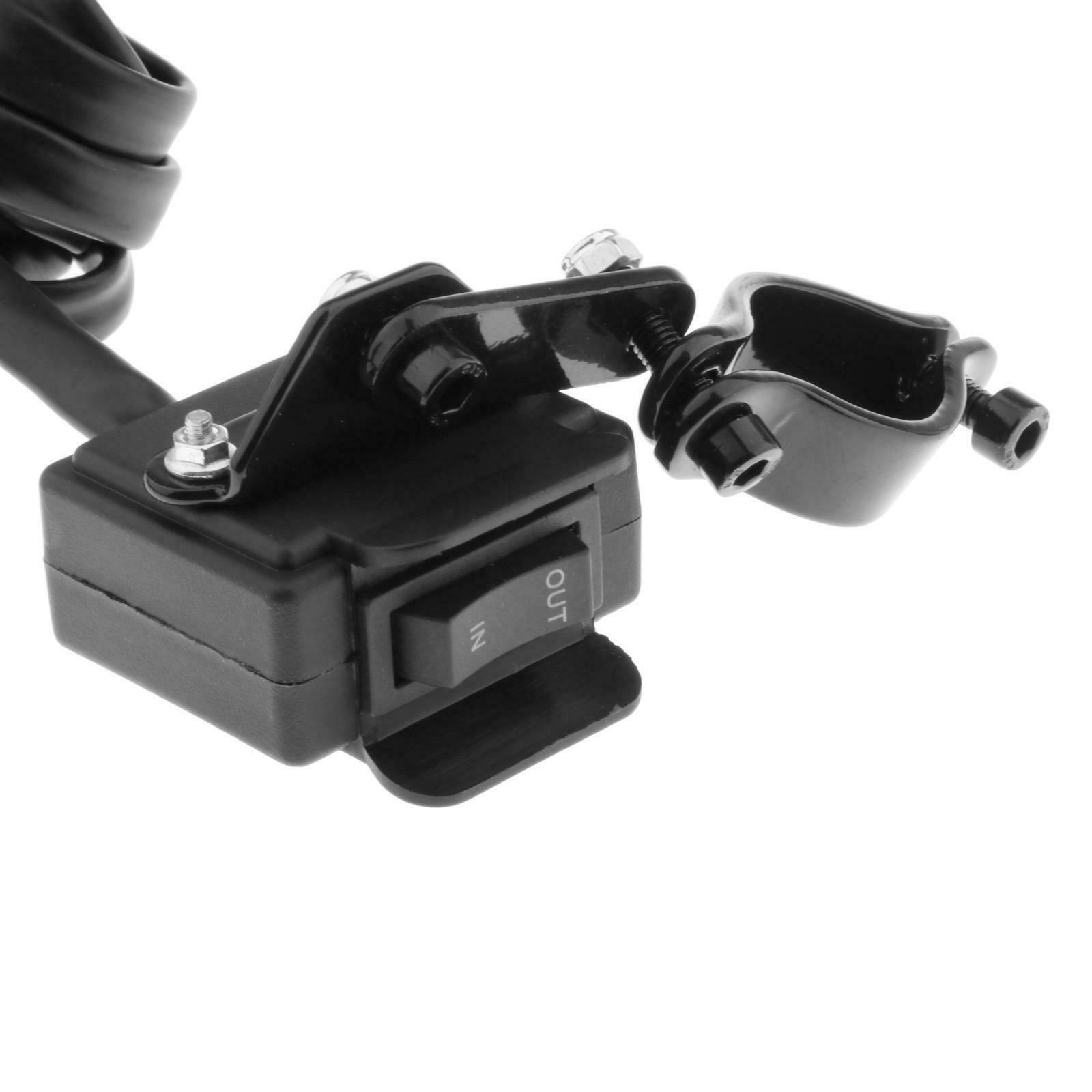 12V ATV UTV Winch Rocker Handlebar Thumb Switch for All Winches Waterproof
