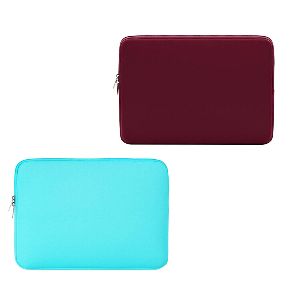 2pcs Liner Sleeve Pouch Protective Casing 15"in Laptop Notebook Tablet