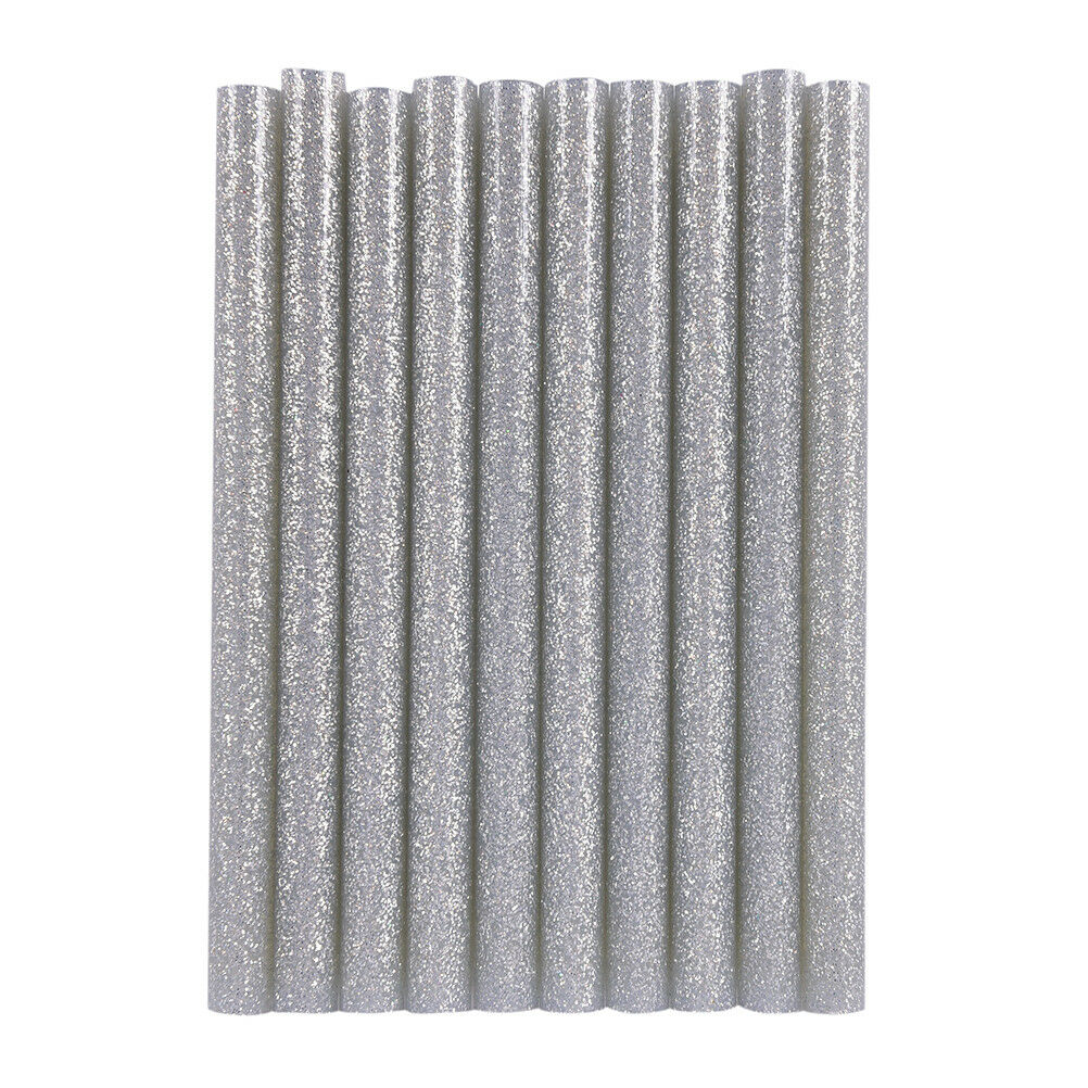 10* Glitter Hot Melt Glue Sticks For Electric Heating ToolDIY Art Craft100.l8