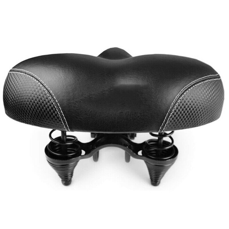 Most Comfortable Bike Seat - Wide Oversized Bicycle Saddle Super Soft UniverF2R1