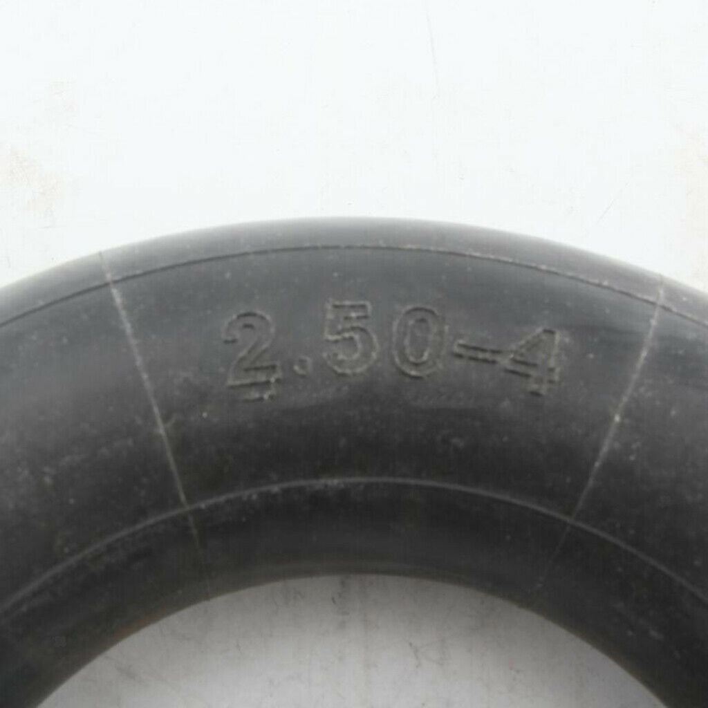 3x Durable 2.50" x 4 " Black Tire Inner Tube Bent TR13 Stem Fits 2.50-4 Tube