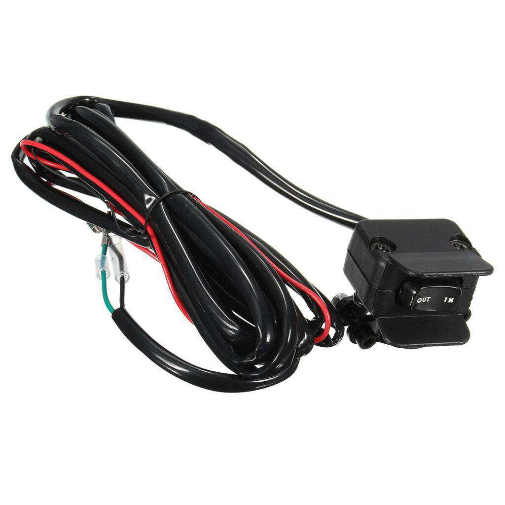 Winch Rocker Switch Handlebar Control Line Universal for Motorcycles