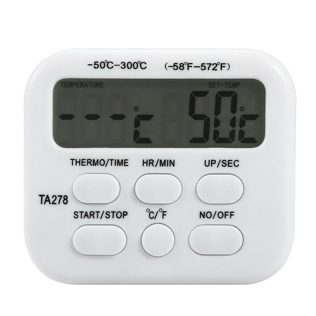 Digital Wireless Remote Cooking Meat BBQ Thermometer with Timer