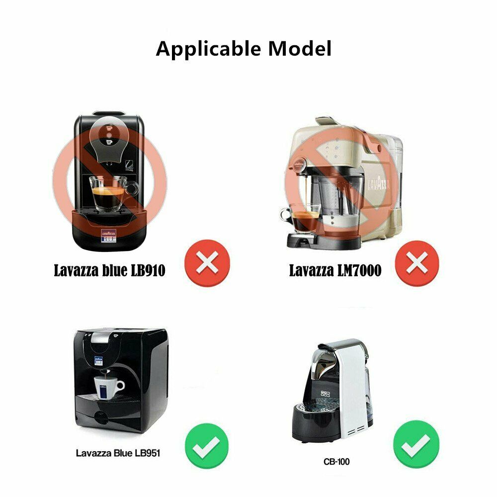 Metal Coffee Pods Reusable Capsules Filter For LAVAZZA Blue LB951/ SAECO CB-100