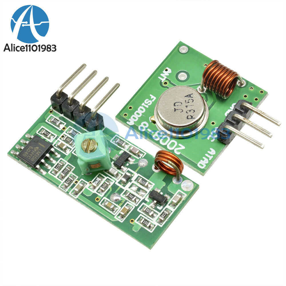 2PCS 315Mhz WL RF transmitter and receiver link kit for Arduino/ARM/MCU Good