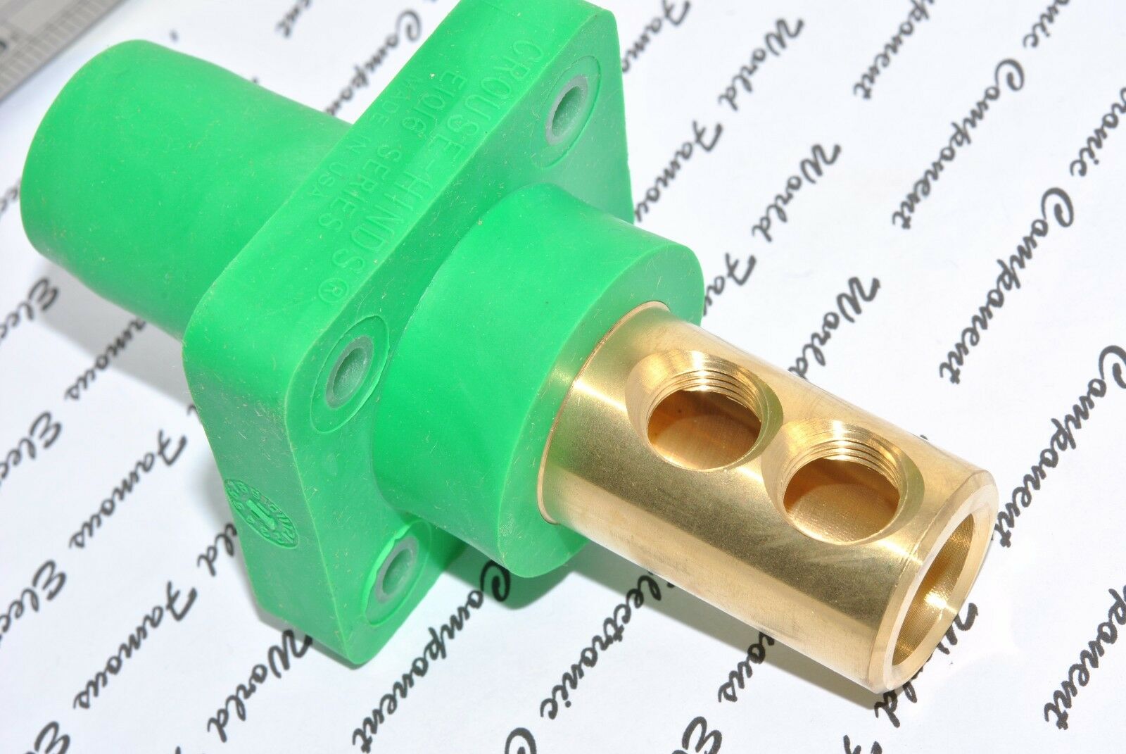 1pcs - COOPER CROUSE-HINDS E1016-1729 CAM-LOK CONNECTORS GREEN FEMALE 600V 400A
